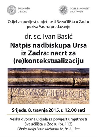 Predavanje dr.sc. Ivana Basića